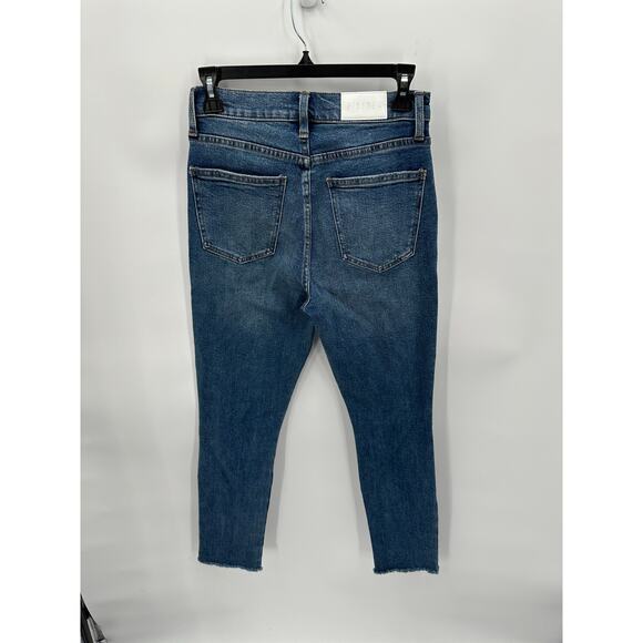 PISTOLA Cara High Rise Vintage Raw Hem Skinny Denim Jean // 26 - Picture 9 of 11